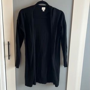 EUC A New Day Black Longline Cardigan